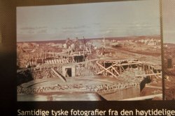 Bild von der Bauzeit des Forts