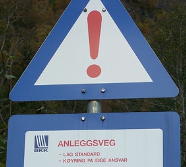 Norwegisches Schild