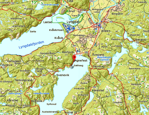 Karte von Agnefest