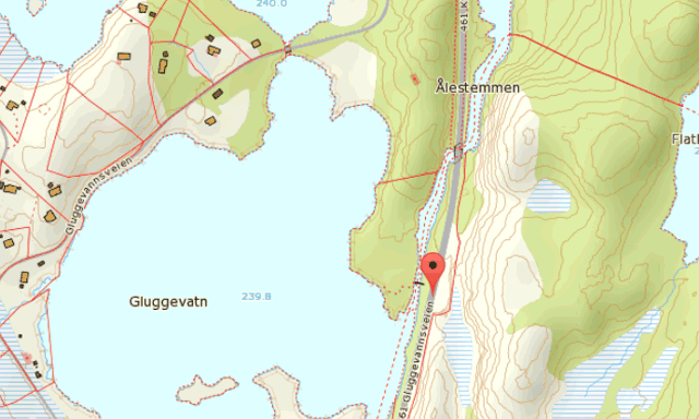 Karte von Gluggevann