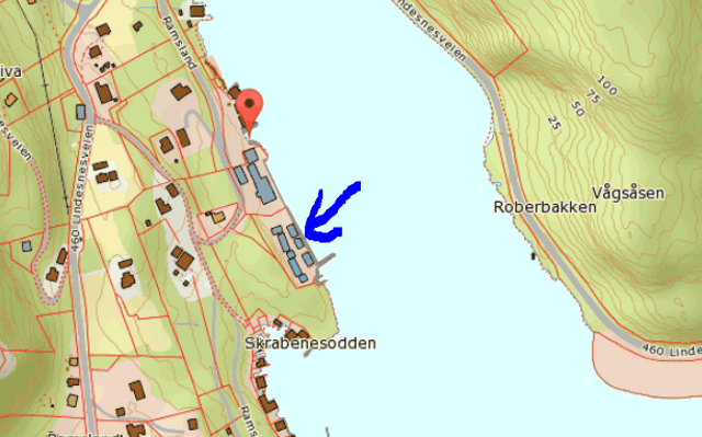 Karte vom Lindesnes Feriesenter