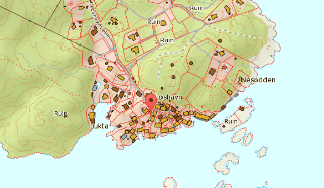 Karte von Loshavn