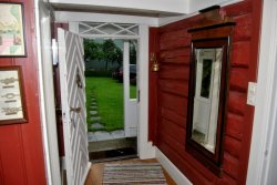 Flur, rechts die Wand ist von 1740