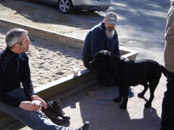 Schuhe gewechselt, der Hund ist entsetzt!