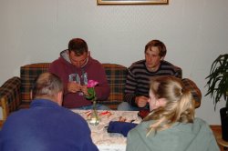 Vorfächer werden gebastelt