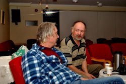 Klaus und Uwe im Fachgespräch.