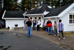Am nächsten Morgen: es war trocken.