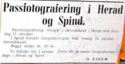 Werbung eines Fotografen