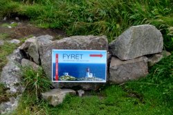 Wegweiser zur Besichtigungsstrecke