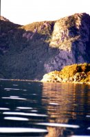 Abendstimmung auf dem Fjord