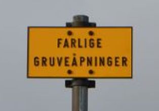 Schild aus Norwegen