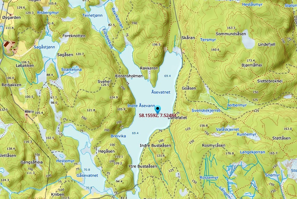 aasevatnet land