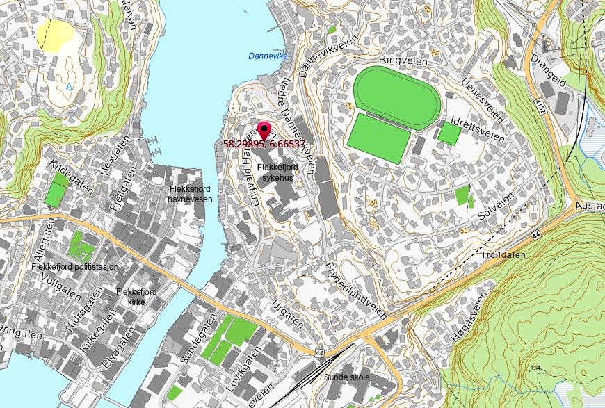 Karte Notarzt Flekkefjord
