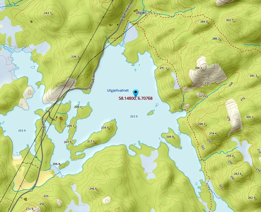 ulgjelvatnet land